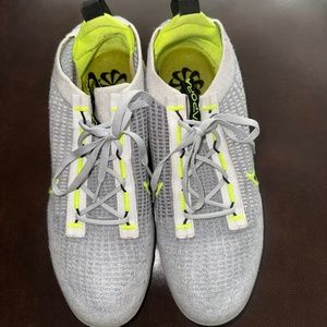 Men’s Size :10 Air Vapormax 2021 Flyknit 'Logo Pack - Wolf Grey Volt'